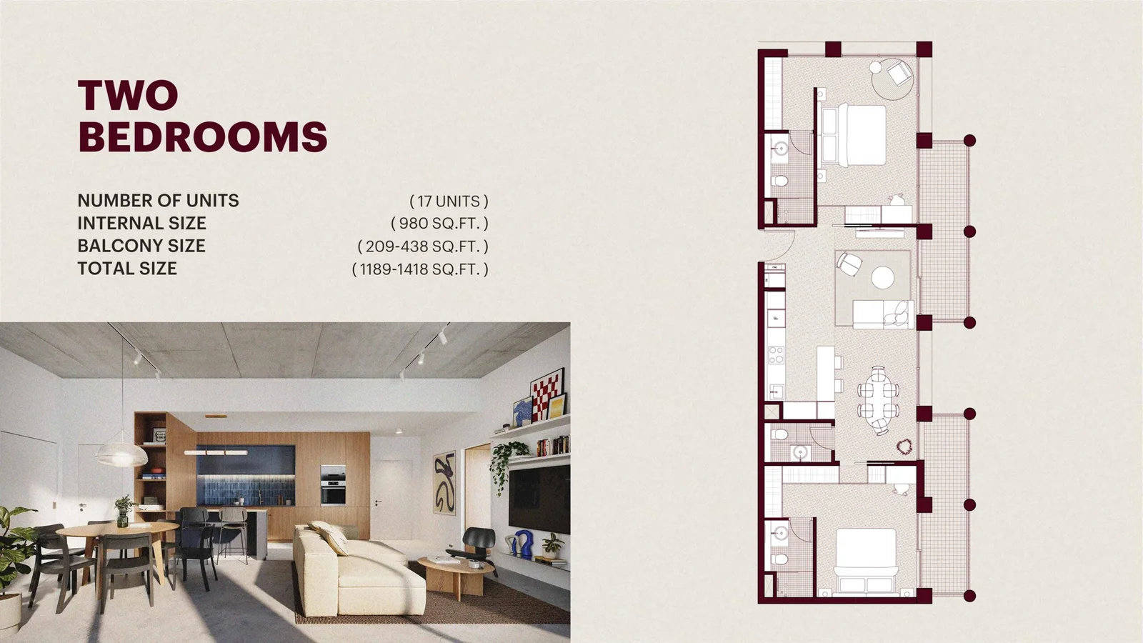 2 Bedroom